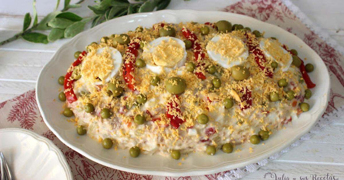 Ensaladilla rusa Recetas Fáciles Reunidas