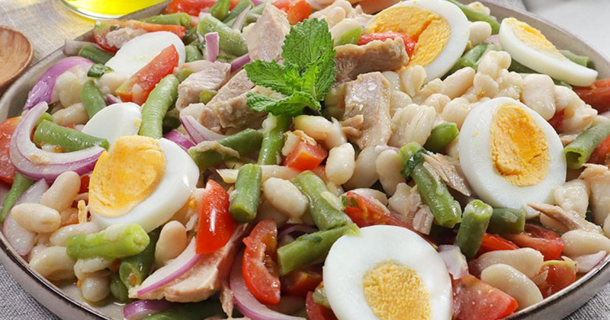 Ensalada De Alubias Con Vinagreta Recetas Fáciles Reunidas 9655