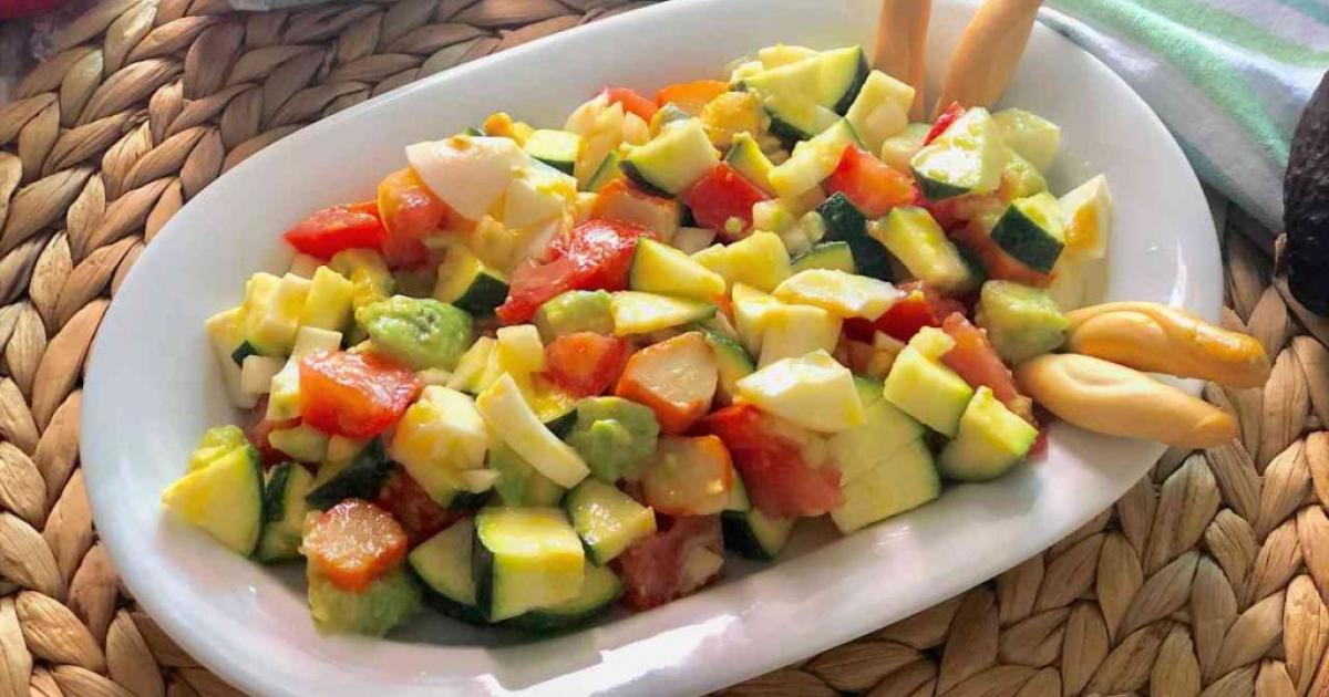 Ensalada De Calabacín Y Aguacate Recetas Fáciles Reunidas 5497