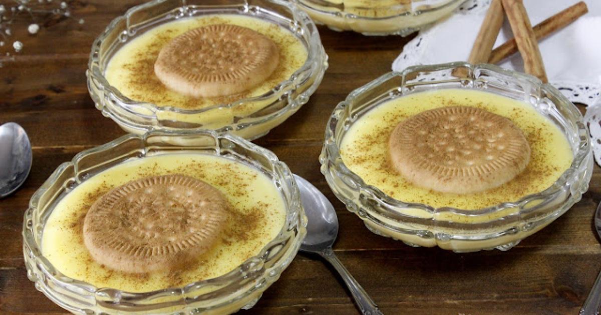 Natillas De Maizena Con Galletas Recetas F Ciles Reunidas