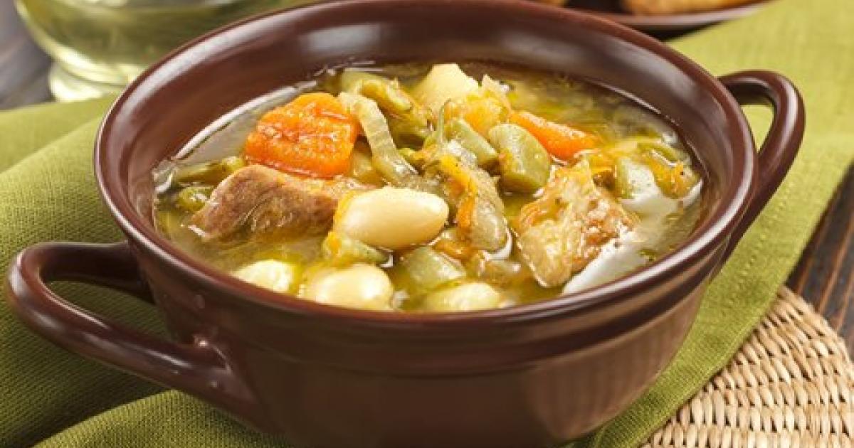 Sopa De Verduras Con Carne Recetas Fáciles Reunidas