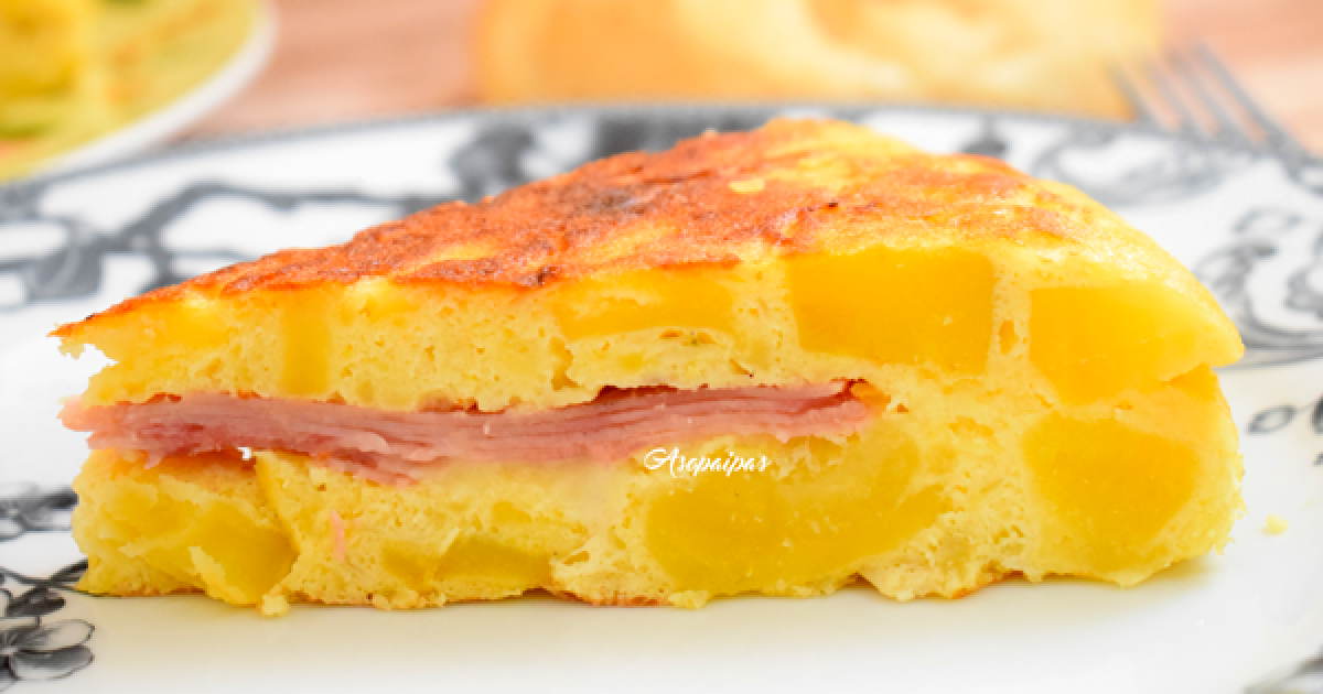 Tortilla De Patatas Rellena De Jam N York Y Queso V Deo Receta